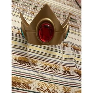 Princess Peach Crown Nintendo Fancy Dress Halloween Costume Accessory Cosplay